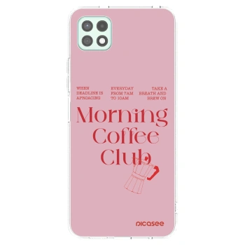 Picasee silikonowe przeźroczyste etui na Samsung Galaxy A22 A226B 5G - Morning