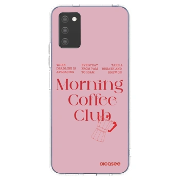 Picasee silikonowe przeźroczyste etui na Samsung Galaxy A02s A025G - Morning