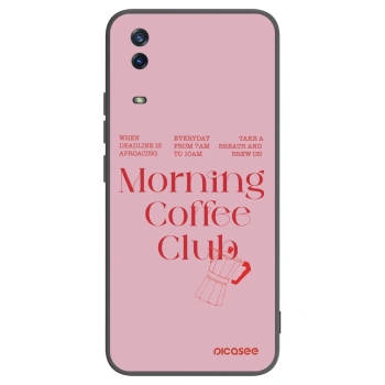 Picasee silikonowe czarne etui na Vivo Y11s - Morning