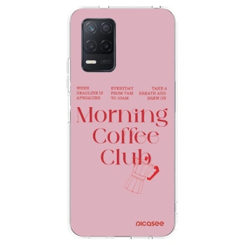 Picasee silikonowe przeźroczyste etui na Realme 8 5G - Morning