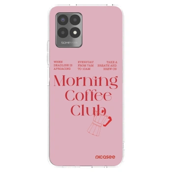 Picasee silikonowe przeźroczyste etui na Realme 8i - Morning