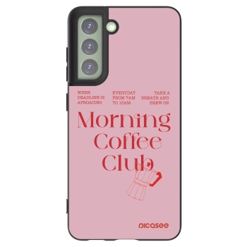 Picasee silikonowe czarne etui na Samsung Galaxy S21 FE 5G - Morning