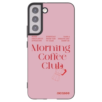 Picasee silikonowe czarne etui na Samsung Galaxy S22+ 5G - Morning