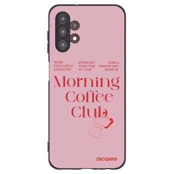 Picasee silikonowe czarne etui na Samsung Galaxy A13 4G A135 - Morning