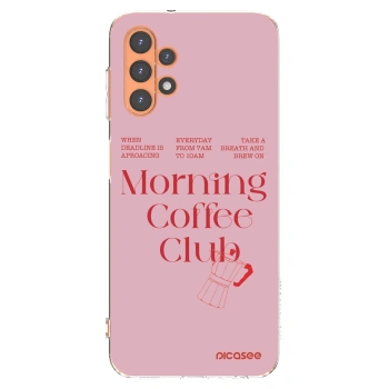 Picasee silikonowe przeźroczyste etui na Samsung Galaxy A13 4G A135 - Morning
