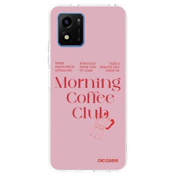 Picasee silikonowe przeźroczyste etui na Vivo Y01 - Morning