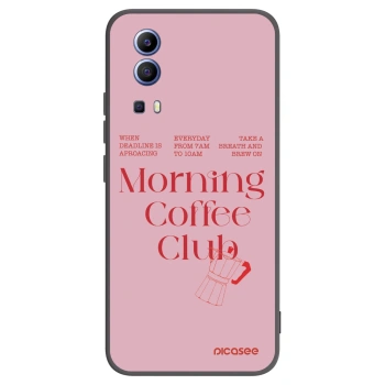 Picasee silikonowe czarne etui na Vivo Y52 5G - Morning