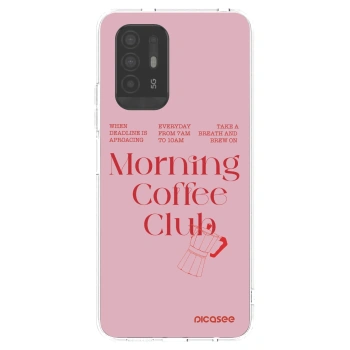 Picasee silikonowe przeźroczyste etui na OPPO A94 5G - Morning