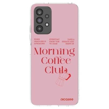 Picasee silikonowe przeźroczyste etui na Samsung Galaxy A73 5G - Morning