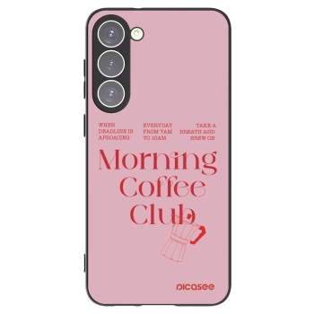 Picasee silikonowe czarne etui na Samsung Galaxy S23+ 5G - Morning