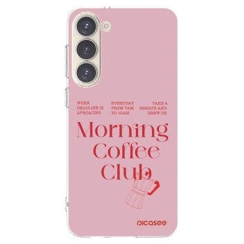 Picasee silikonowe przeźroczyste etui na Samsung Galaxy S23+ 5G - Morning