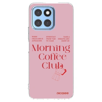 Picasee silikonowe przeźroczyste etui na Honor X6 - Morning