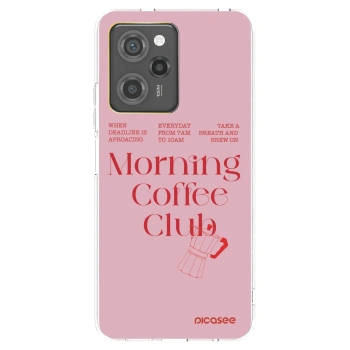 Picasee silikonowe czarne etui na Xiaomi Poco X5 Pro - Morning