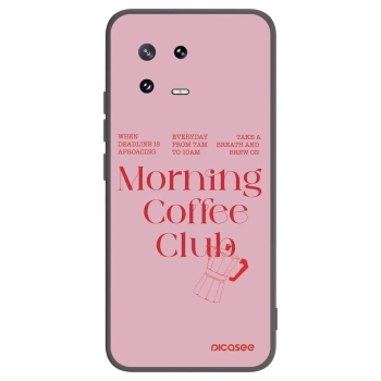 Picasee silikonowe czarne etui na Xiaomi 13 Pro - Morning