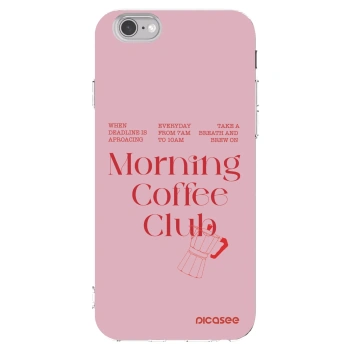 Picasee silikonowe przeźroczyste etui na Apple iPhone 6/6S - Morning