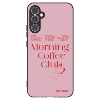 Picasee silikonowe czarne etui na Samsung Galaxy A34 5G A346B - Morning