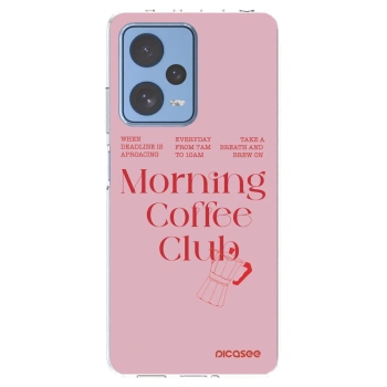 Picasee silikonowe przeźroczyste etui na Xiaomi Redmi Note 12 Pro 5G - Morning