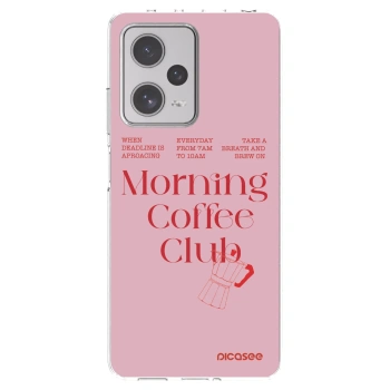 Picasee silikonowe przeźroczyste etui na Xiaomi Redmi Note 12 Pro+ 5G - Morning