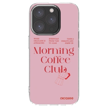 Picasee silikonowe przeźroczyste etui na Apple iPhone 15 Pro - Morning