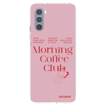 Picasee silikonowe przeźroczyste etui na Motorola Moto G62 - Morning