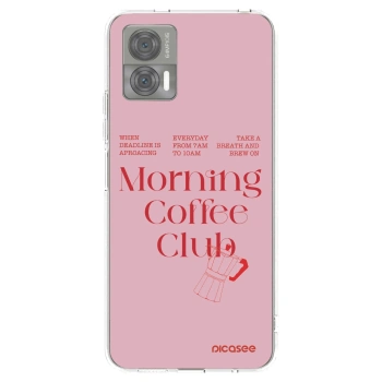 Picasee silikonowe przeźroczyste etui na Motorola Edge 30 Neo - Morning
