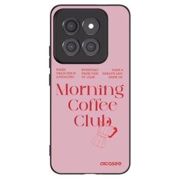 Picasee silikonowe czarne etui na Xiaomi 14 Pro - Morning