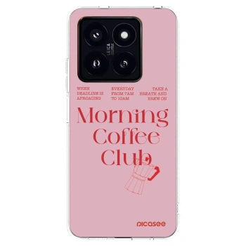 Picasee silikonowe przeźroczyste etui na Xiaomi 14 Pro - Morning