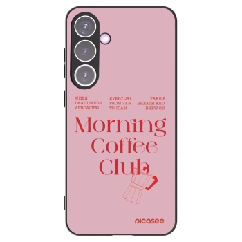 Picasee silikonowe czarne etui na Samsung Galaxy S24+ S926B 5G - Morning