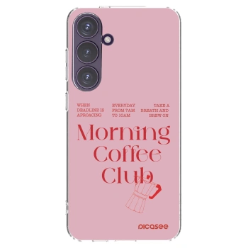 Picasee silikonowe przeźroczyste etui na Samsung Galaxy S24+ S926B 5G - Morning