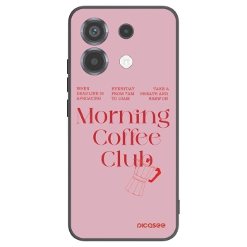 Picasee silikonowe czarne etui na Xiaomi Poco X6 - Morning