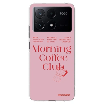 Picasee silikonowe przeźroczyste etui na Xiaomi Poco X6 Pro - Morning