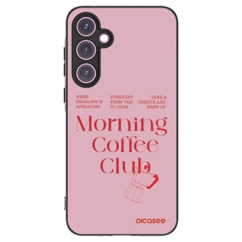 Picasee silikonowe czarne etui na Samsung Galaxy A35 5G A356B - Morning