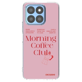 Picasee silikonowe przeźroczyste etui na Honor X8b - Morning