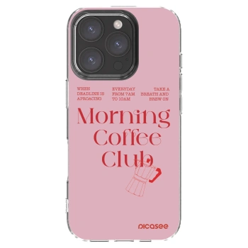 Picasee silikonowe przeźroczyste etui na Apple iPhone 16 Pro - Morning