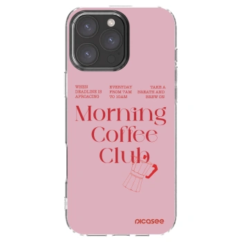 Picasee silikonowe przeźroczyste etui na Apple iPhone 16 Pro Max - Morning