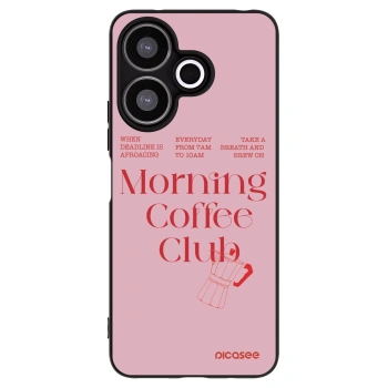 Picasee silikonowe czarne etui na Xiaomi Redmi 13 4G - Morning