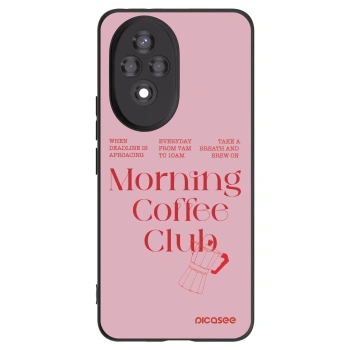 Picasee silikonowe czarne etui na Honor 200 5G - Morning