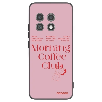 Picasee silikonowe czarne etui na OnePlus 11 5G - Morning