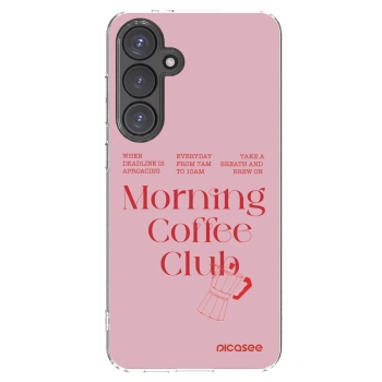Picasee silikonowe przeźroczyste etui na Samsung Galaxy S24 FE S721B - Morning