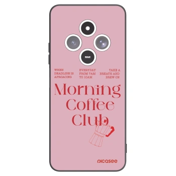Picasee silikonowe czarne etui na Xiaomi Redmi 14C - Morning