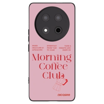 Picasee silikonowe czarne etui na Honor Magic7 Lite 5G - Morning