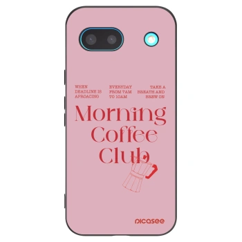 Picasee silikonowe czarne etui na Google Pixel 8a - Morning