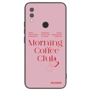 Picasee silikonowe czarne etui na Xiaomi Redmi Note 7 - Morning