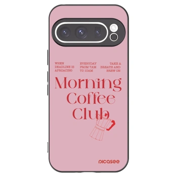 Picasee silikonowe czarne etui na Google Pixel 9 Pro - Morning