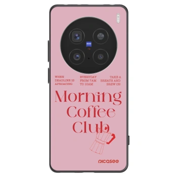 Picasee silikonowe czarne etui na Vivo X200 Pro - Morning
