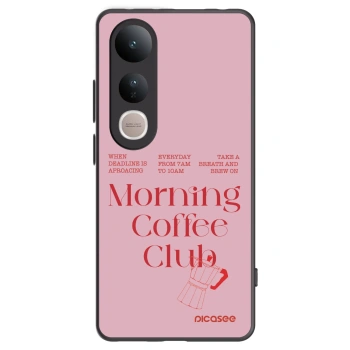 Picasee silikonowe czarne etui na Vivo V50 Lite 5G - Morning