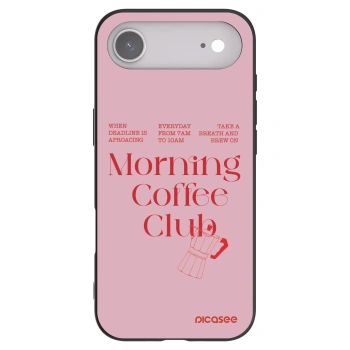 Picasee silikonowe czarne etui na Apple iPhone Air - Morning
