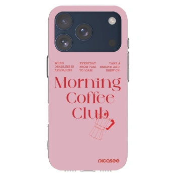 Picasee silikonowe przeźroczyste etui na Apple iPhone 17 Pro - Morning