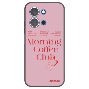 Picasee silikonowe czarne etui na Xiaomi Redmi 15C 4G - Morning