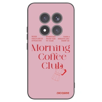 Picasee silikonowe czarne etui na Xiaomi Redmi Note 15 Pro+ - Morning
